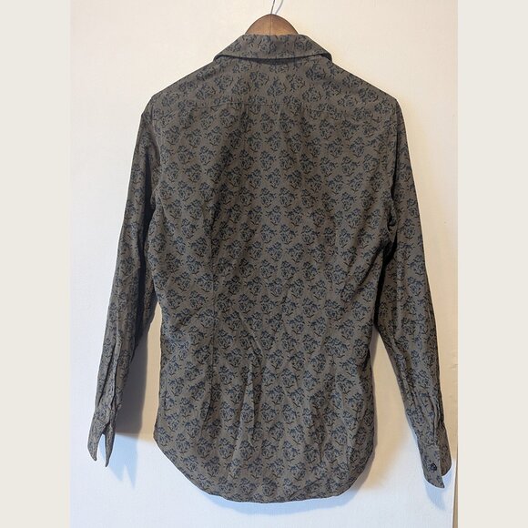 CORNELIANI CC - Corduroy patterned shirt - Sz 15 / 38 - Picture 5 of 8